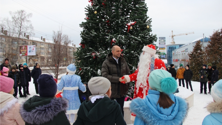 Алексей Мурыгин помог в организации Новогодней елки
