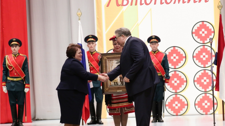 Альбина Егорова приняла участие в торжественном мероприятии, посвященном 90-летию образования Мордовской автономной области