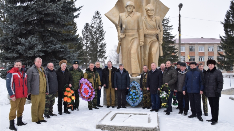 В Красночетайском районе отдали дань памяти воинам-интернационалистам